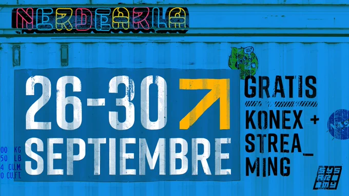 Del 26 al 30 de septiembre se viene nerdearla y te trae lo último en ciencia y tecnología. Charlas, talleres y un ambiente de networking increíble. Presencial   streaming. Registrate gratis en https://nerdear.la/
