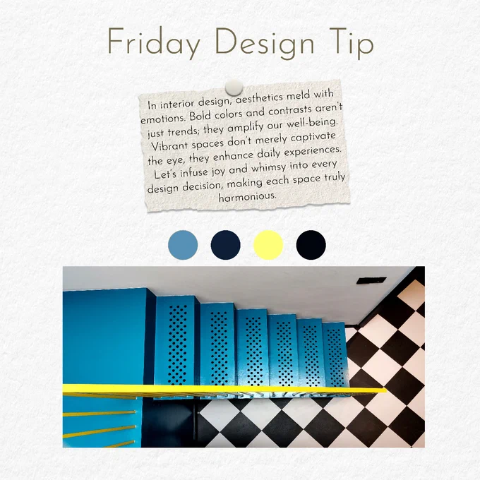 In interior design, aesthetics meld with emotions. Bold colors and contrasts aren’t just trends; they amplify our well-being. Vibrant spaces don’t merely captivate the eye, they enhance daily experiences. Let’s infuse joy and whimsy into every design decision, making each space truly harmonious.
