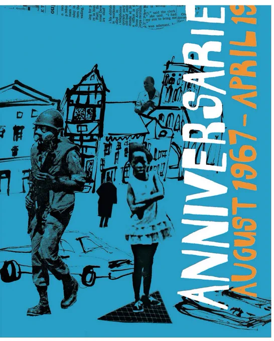The cover of volume 1 of Anniversaries by Uwe Johsnon