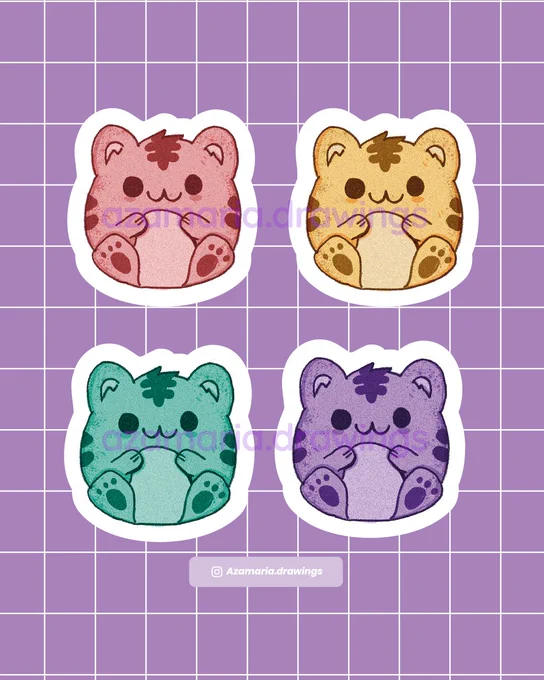 Open Commission
Cute Sticker Design -  Cat | Bear edition