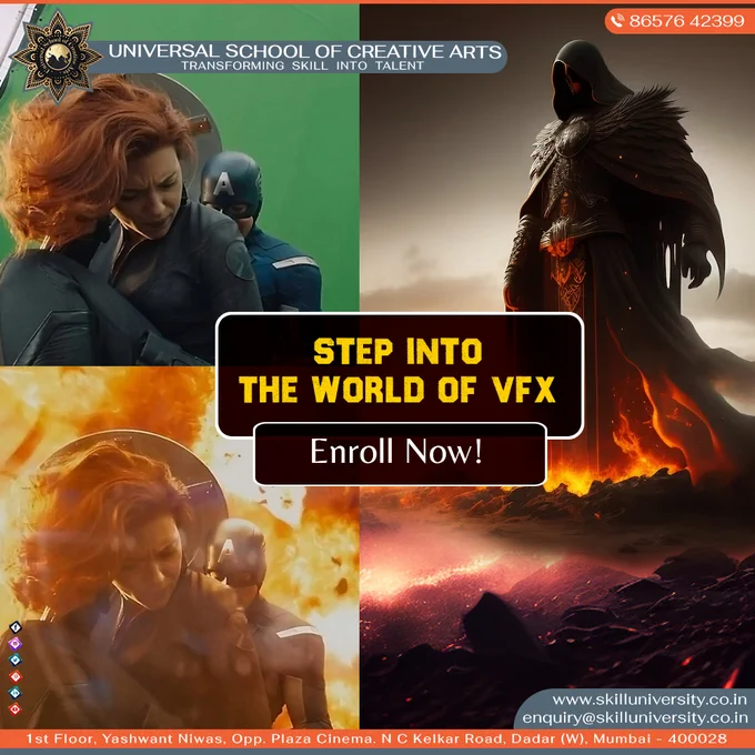 virtual reality, cgi, vfx, vfx course, keyframes, lighting, enroll now, creativity, imagination, institute
