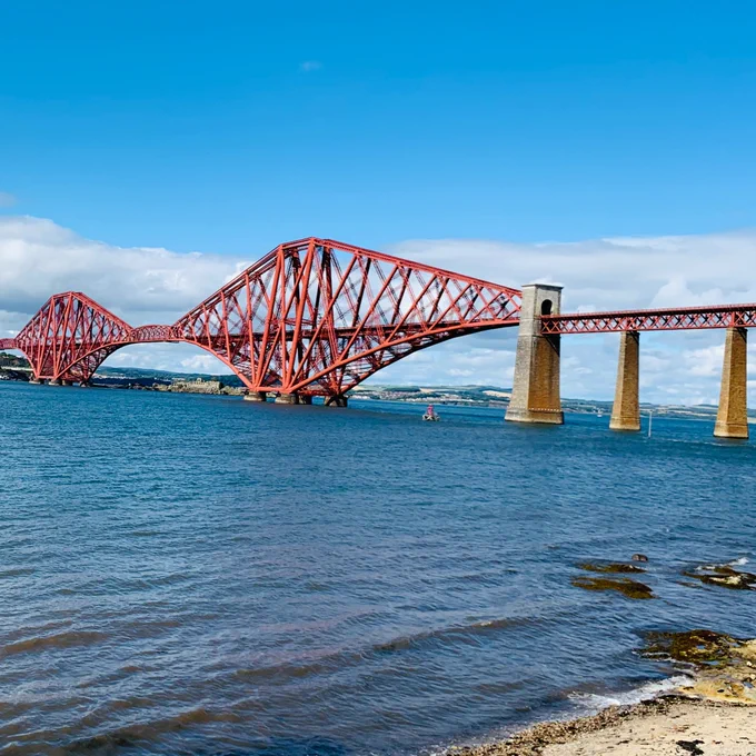 The Forth Rail Bridge.