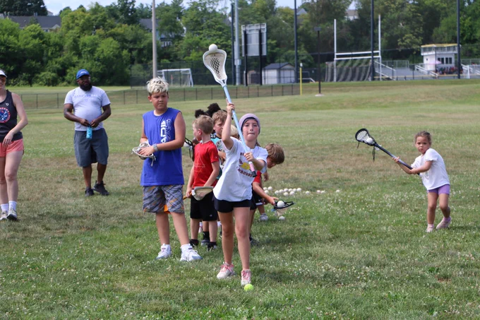 Key City Foundation lacrosse skills clinic participants