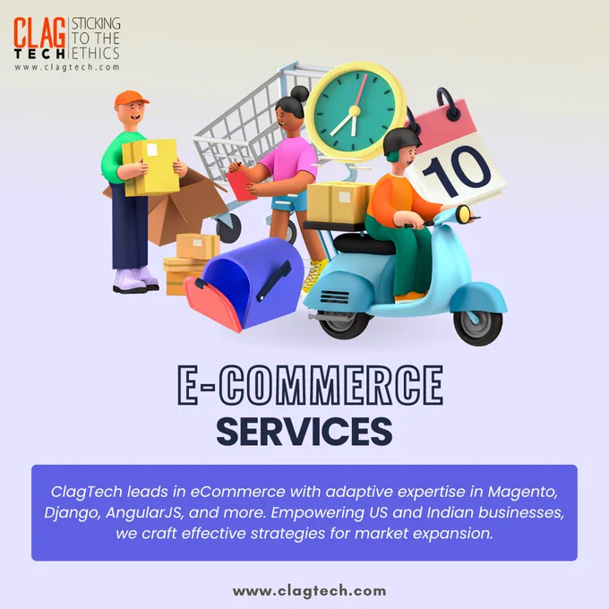 All ECommerce Services provided by ClagTech Pvt Ltd