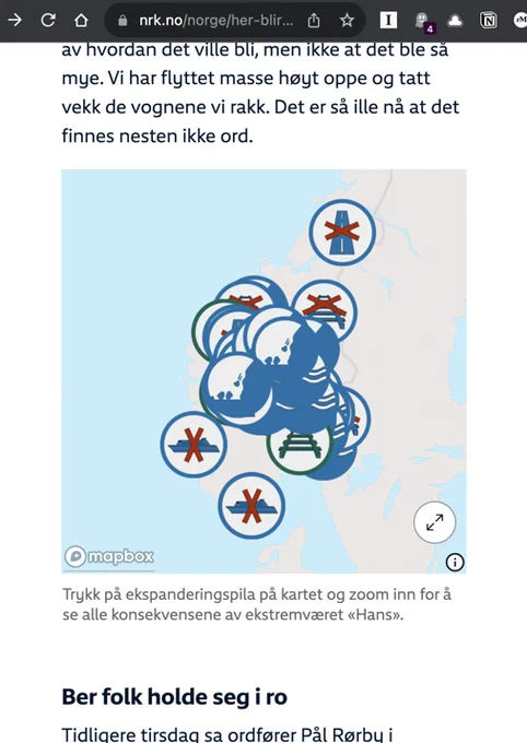 Skjermbilde av kart frå https://www.nrk.no/mr/ekstremveret-_hans_-paverkar-trafikken-i-landet_-stengde-vegar-fleire-stadar-1.16507620