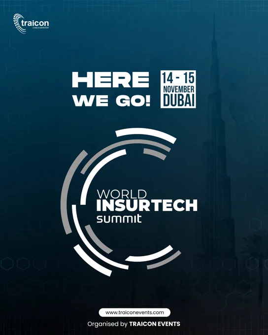 🌍Join us for #WorldInsurTechSummit in #Dubai to redefine insurance through technology and innovation.

Don't miss this game-changing event.