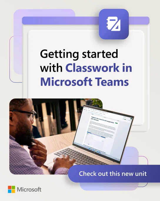 Getting started with Classwork in Microsoft Teams

Check out this new unit