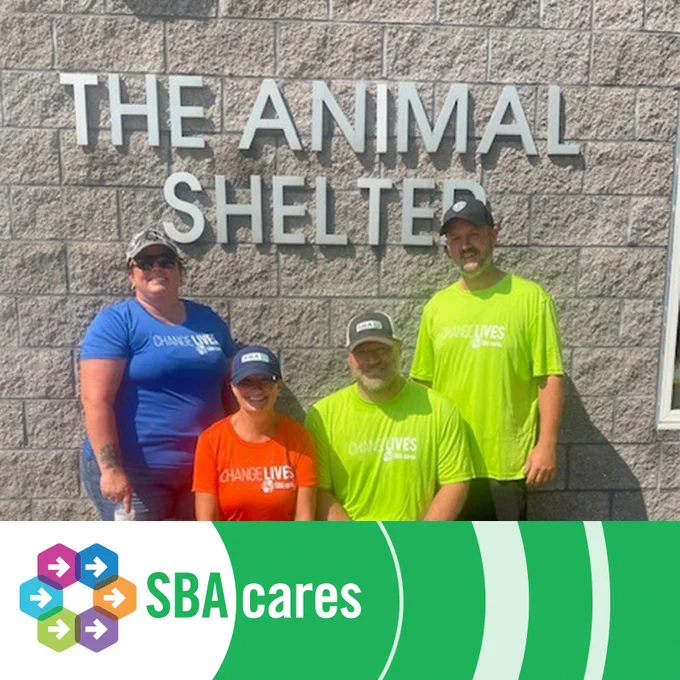 Volunteers at The Animal Shelter Society in Zanesville, Ohio.
