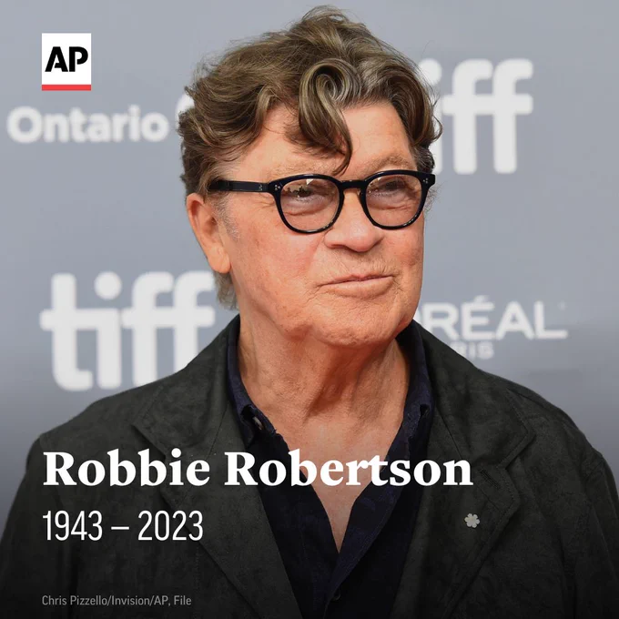 Robbie Robertson, 1943 — 2023.