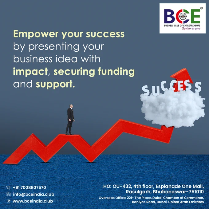 Join the BCE family and unleash the full potential of your business idea. Empower your success by presenting your business idea with Impact, Securing Funding and Support. Turn your vision into action with BCE's expertise. We'll guide you through funding opportunities and strategies to fuel your entrepreneurial journey. BCE is your pathway to empowerment, success, and making a lasting impact.

Contact us @  91 86372 83792//7008807570 or info@bceindia.club
Visit https://www.bceindia.club

#BCE #EmpowerYourSuccess #BusinessIdeas #ImpactfulPitch #FundingOpportunities #EntrepreneurialJourney #NetworkingClub #InnovationCommunity #UnleashPotential #BusinessSuccess #JoinUsNow