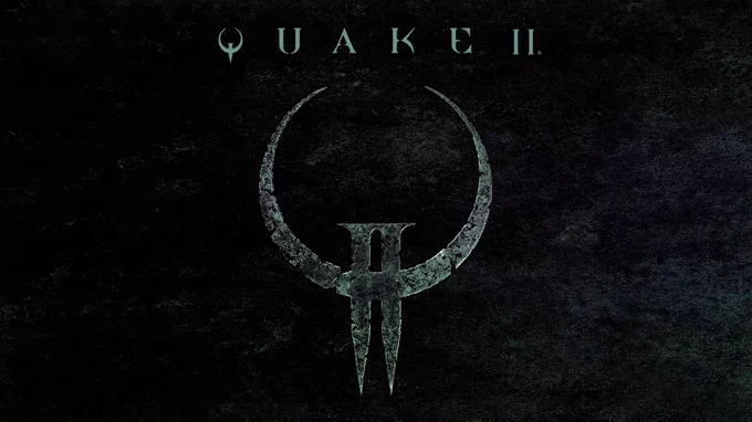 Quake II remastered hero image with the logo and text, "Quake II"