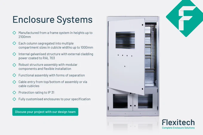 Enclosure Systems

Our modular free-standing enclosures are manufactured from a frame system in heights up to 2100mm. Each column segregated into multiple compartment sizes in cubicle widths up to 1000mm. Internal galvanised structure with external cladding power coated to RAL 7035. Robust structure assembly with modular components and flexible installation.

Take a look at some of the design features here https://lnkd.in/ezNQq3iC

Discuss your project with our design team sales@flexitech.ie

#enclosures #enclosuresolutions #modularenclosures #freestandingenclosures #enclosuresystems #wallmountedenclosures #completeenclosuresystems #modular #modularbooths #innovation #design #prototype #robust #datacentres #busbar #criticalenergy #switchgear #energymanagement #manufacturingindustry #medtech #oem #utilities #transformers #kiosks #racking  