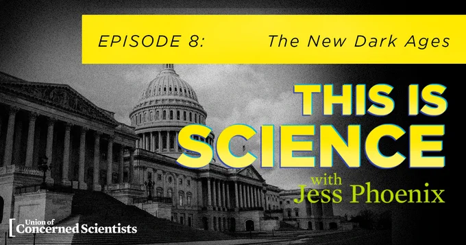 Promotional graphic to a new episode of This is Science WIth Jess Phoenix