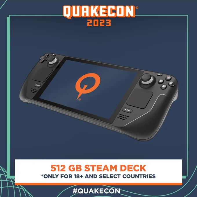 Enter for your chance to win a 512 GB Steam Deck. Only for 18  and select countries.