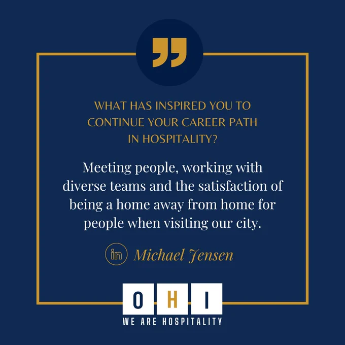 Through our 'What’s Your Story?' Program, Michael shared his motivation and inspiration to continue his amazing work and career in the hospitality industry. With his genuine love for meeting people and providing quality service to visitors, Michael does his very best to ensure that everyone feels special.
