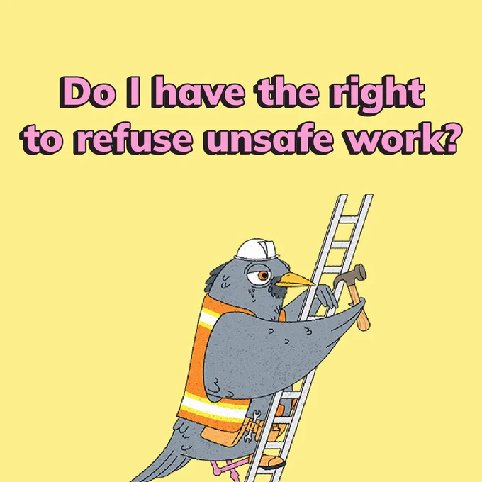 Question 1. Do I have the right to refuse unsafe work? Question 2. What should I do if I get hurt at work? Question 3. Do I have to wear my safety gear?