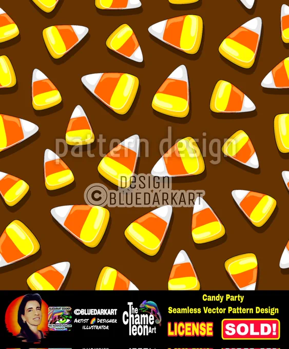 #License to use #SOLD! 🎃 #Candy #Party #Seamless #Vector #Pattern #Design 🎃 #vectorart ©️ #TheChameleonArt #BluedarkArt 👉🏾 https://www.patterndesigns.com/en/design/25723/Candy-Party-Repeating-Pattern
▪︎
🔥 My #Portfolio 👉🏾 https://www.patterndesigns.com/en/designer/871/BluedarkArt
▪︎
#halloween #corn #candies #background #repeatpattern #textilepattern #fabricpattern #spookyseason #Trending #copyright #Tiktok 