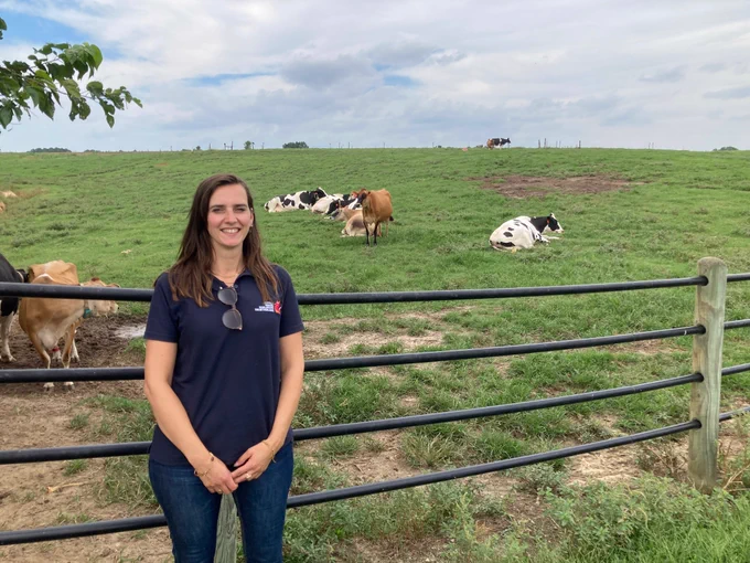 North Carolina USA jersey dairy, ice and education farm
