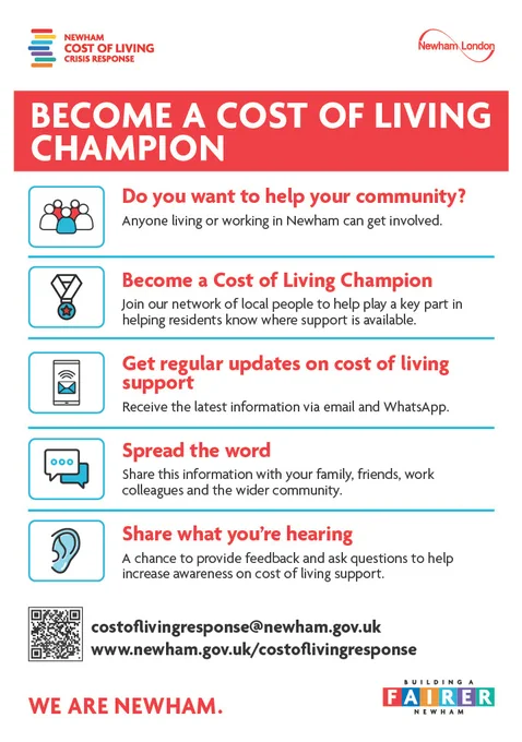 Become a cost of living champion