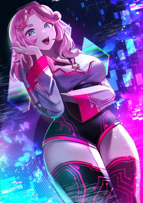 Empress of the Net Inklypuff art by @fujiwata_yet