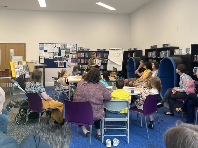 Splash storytime and workshop with illustrator Sharon Davey