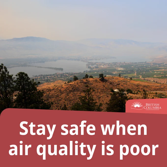 Stay safe when air quality is poor