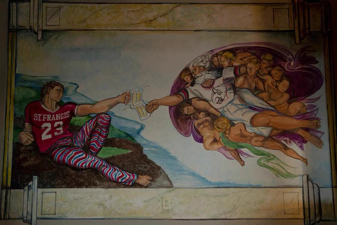 Buffalo Sad Boys mural bows to the Bills, Sabres and beer