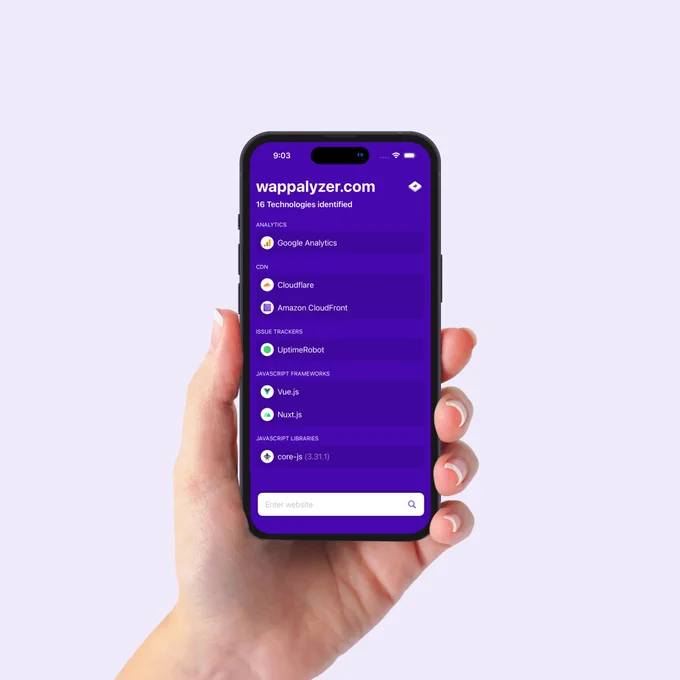 Wappalyzer for iOS
