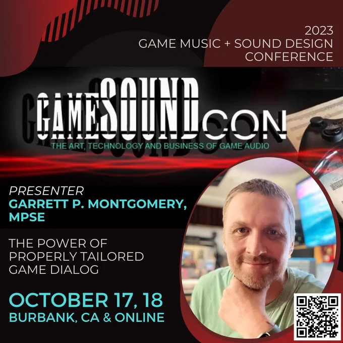 Gamesoundcon announcement @GameSound