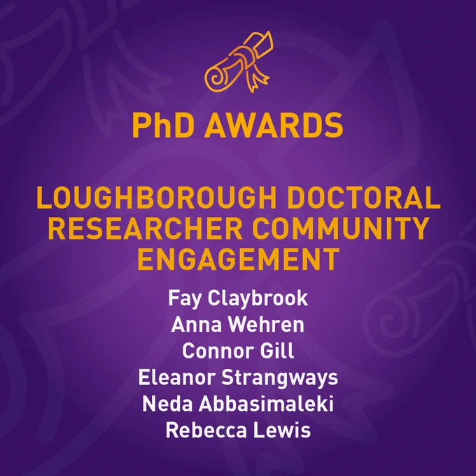 Lboro DR Community Engagement 🤝: Celebrating those who've gone above and beyond to build connections, foster togetherness, and cultivate an environment where every voice is heard.