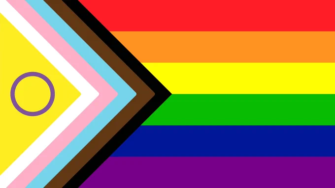 Progress Pride Flag.