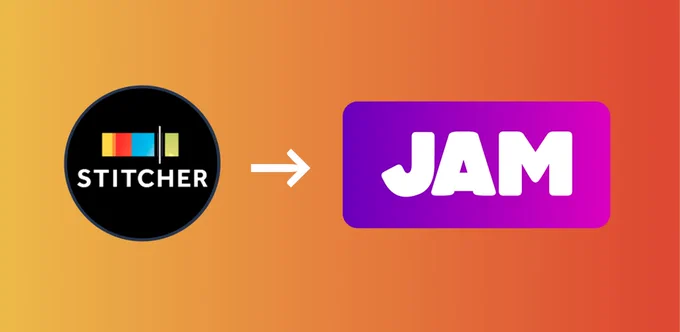 Hey Stitcher listeners 👋 we’ve made it super easy to switch to Jam — just send your OPML file to stitcher [at] jam [dot] ai and we’ll get everything set up for you. Try us!

#stitcher #JamisAudioMagic