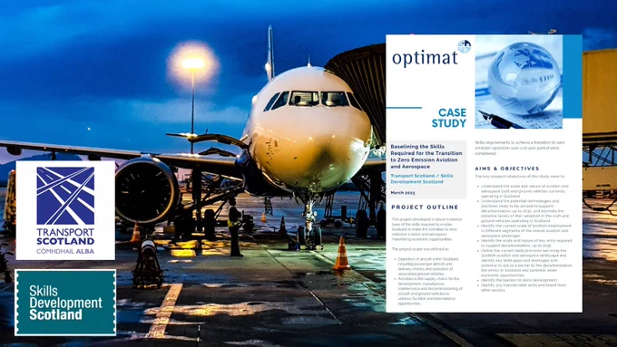 Optimat Case Study - Baselining the Skills Required for the Transition to Zero Emission Aviation and Aerospace