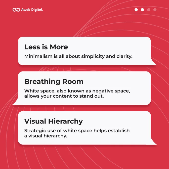 Creating seamless user experience using minimalist design