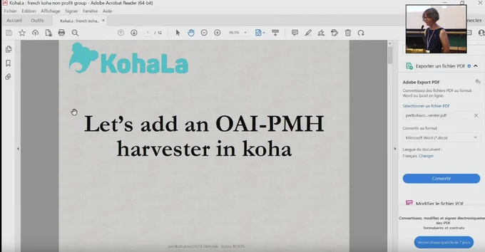 Presentation title slide