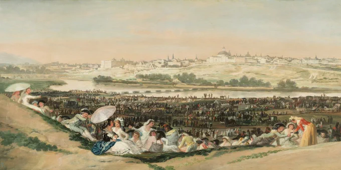 GOYA Y LUCIENTES, FRANCISCO DE / La pradera de San Isidro © Museo Nacional del Prado
