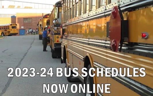 2023-2024 Bus Schedules now online - image of bus