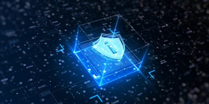 Mobile VPN lock illustration