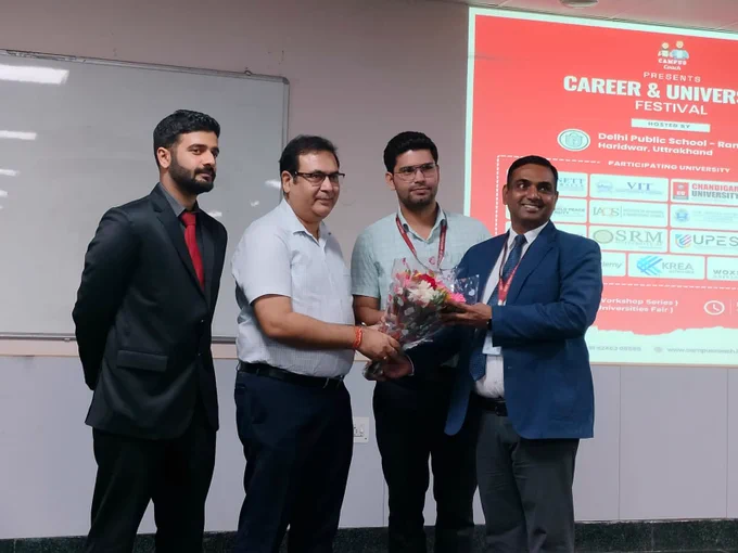 Dr. Himanshu Chaudhary, Assistant Professor in the ECE Department, delivered a session on 'Robotics and Artificial Intelligence' at DPS, Ranipur Haridwar, on August 16th, 2023, under the gracious guidance of Dr. Vibhav Sachan, HoD of ECE, and Dr. Ruchita Gautam, Additional HoD of ECE.

During the session, students and teachers engaged in discussions and showcased their robotics projects. Furthermore, the teachers expressed keen interest in visiting the Robotics lab of KIET Group of Institutions in the near future.

KIET Group of Institutions, Delhi NCR
Website: www.kiet.edu  | Toll-Free: 1800-1200-106

#kiet_group_of_institutions #KIETGZB #kietengineeringcollege 
#KIET #AKTU #AICTE #TopEngineeringCollege #student #KIETGroupofInstitutions #TopEngineeringCollegesinDelhiNCR #BestEngineeringCollegesinDelhiNCR #RoboticsAndAI #EduTech #TechInEducation #STEMEducation #ECEDepartment #KnowledgeSharing #InnovationInEducation #DPSHaridwar  #RoboticsProjects #FutureTech #LearningOpportunities