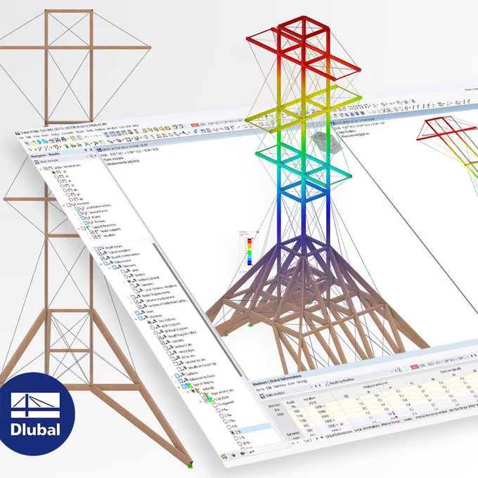 a computer screen with a drawing of a tower