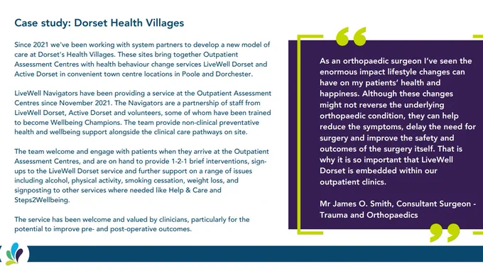 Case Study: Dorset Health Villages