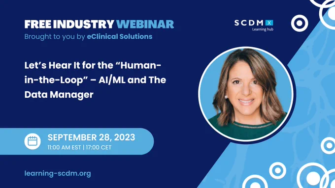 Free SCDM industry webinar brought to you by eClinical Solutions