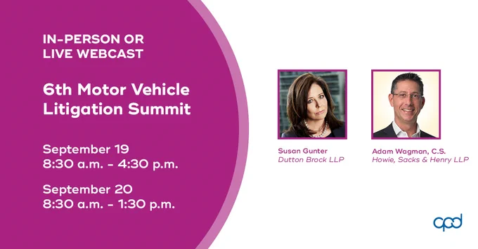 6th Motor Vehicle Litigation Summit