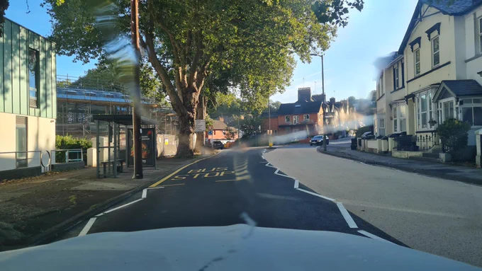 road resurfaced