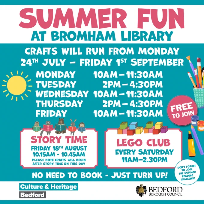 Crafts at Bromham Library