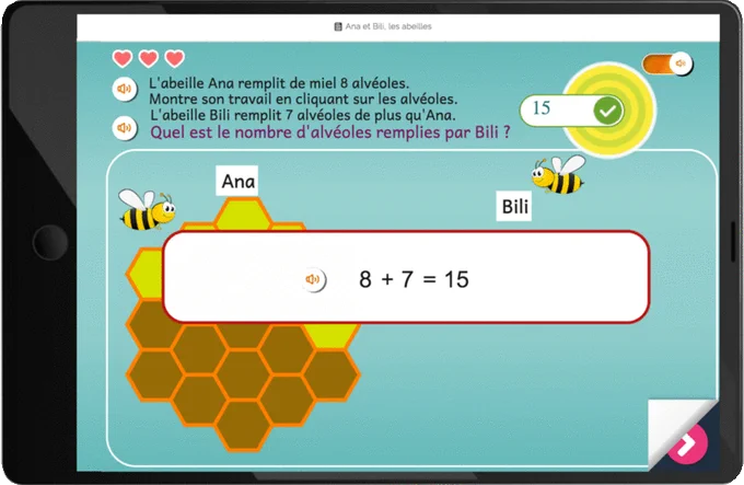 Ressource numérique Ana et Bili, les abeilles