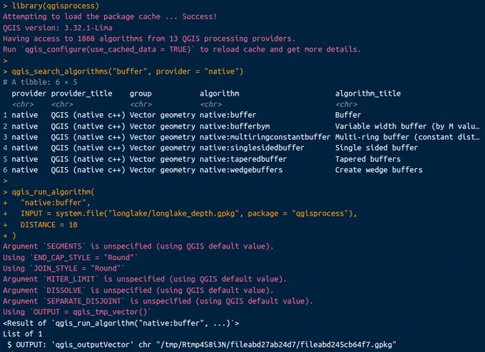 Example R code