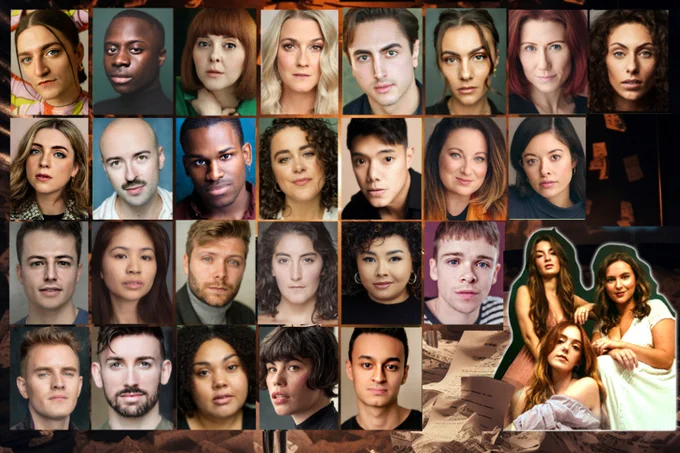 A photo showing a mosaic of headshots