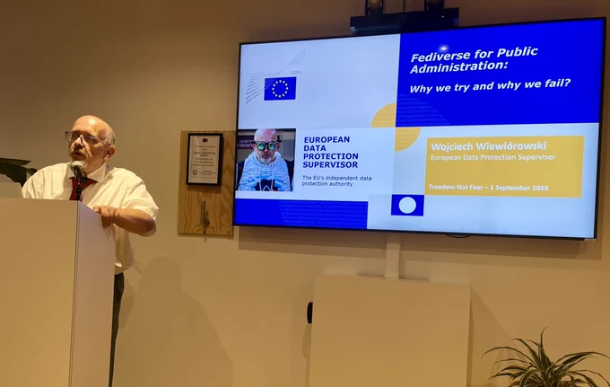 EDPS Supervisor W. Wiewiórowski at Freedom not Fear