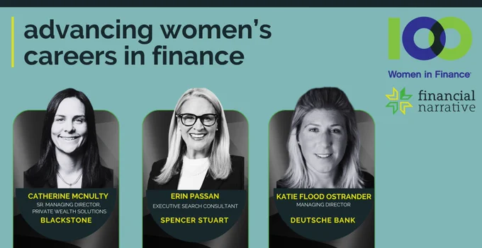 Female executives in finance - this one's for you! @100WomenFinance  & @FinNarrative  (in collaboration with @TeamFullyVested  ) are hosting a panel discussion and happy hour on September 28!
Reserve your spot -- https://financialnarrative.org/events/48606
#FinancialNarrative #100WIF #100WomeninFinance #womenleadership

